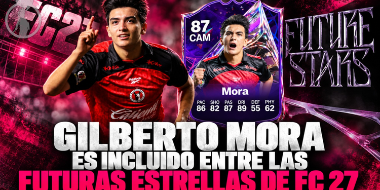 Gilberto Mora es incluido entre las futuras estrellas de FC 27