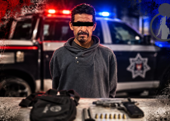 Escondía un arma en una cangurera; fue detenido por municipales de Tijuana