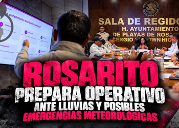 Rosarito prepara operativo ante lluvias y posibles emergencias meteorológicas
