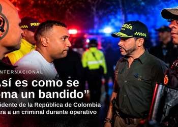 “Así es como se doma un bandido”: presidente de la República de Colombia encara a un criminal durante operativo