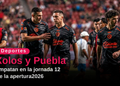 Xolos y Puebla empatan en la jornada 12 del Apertura 2026