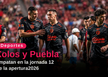 Xolos y Puebla empatan en la jornada 12 del Apertura 2026
