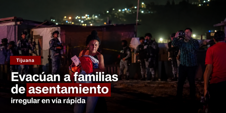 Tras casi 10 horas de operativo, evacúan a todas las familias de asentamiento irregular en Vía Rápida Poniente