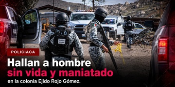 Hallan a hombre sin vida y maniatado en la colonia Ejido Rojo Gómez