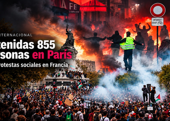PARÍS VUELVE A VIVIR UNA JORNADA DE TENSIÓN POR PROTESTAS Y DISTURBIOS